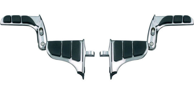 Kuryakyn Swingwing Male Mount Chrome Footpegs Harley Davidson FLSTF FXD XL 4466