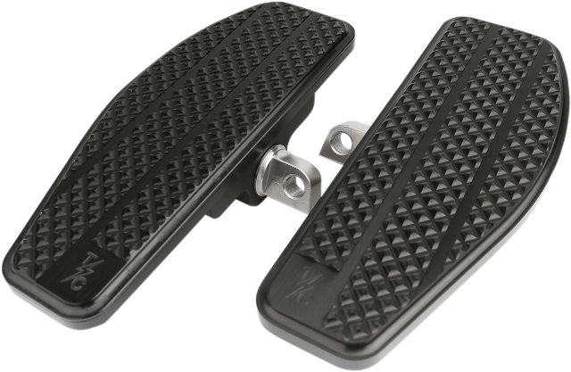Thrashin Black Aluminum Mini Driver Floorboards for 18-19 Harley Softail FXFB