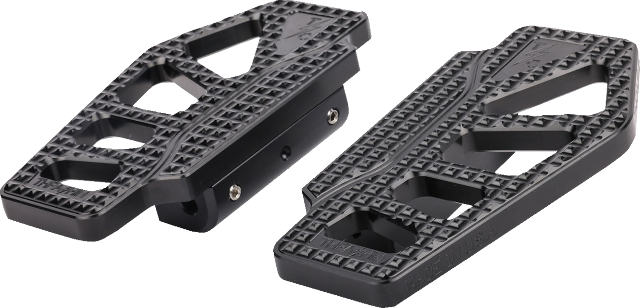 Thrashin Apex Mini Black Passenger Floorboards 1986-2023 Harley Softail Touring