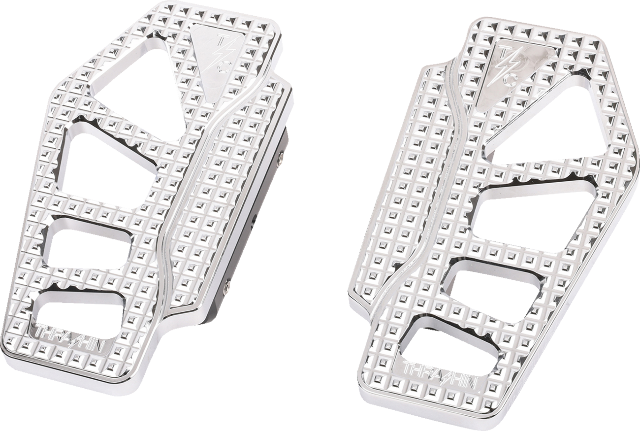Thrashin Apex Mini Chrome Passenger Floorboards 1986-2023 Harley Touring Softail