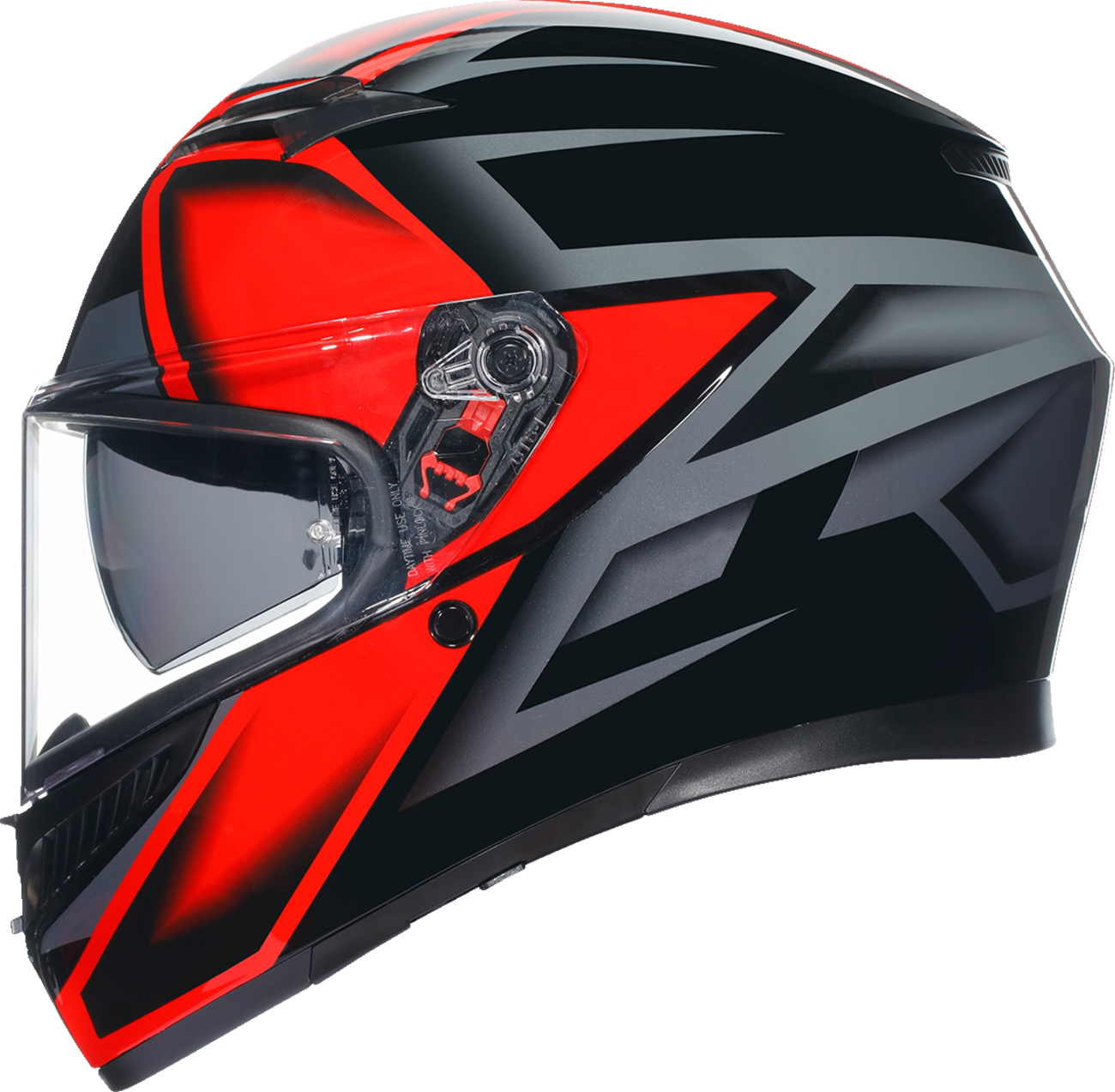 AGV K3 Compound Red Unisex Adult Motorcycle Street Riding Full Face Helmet