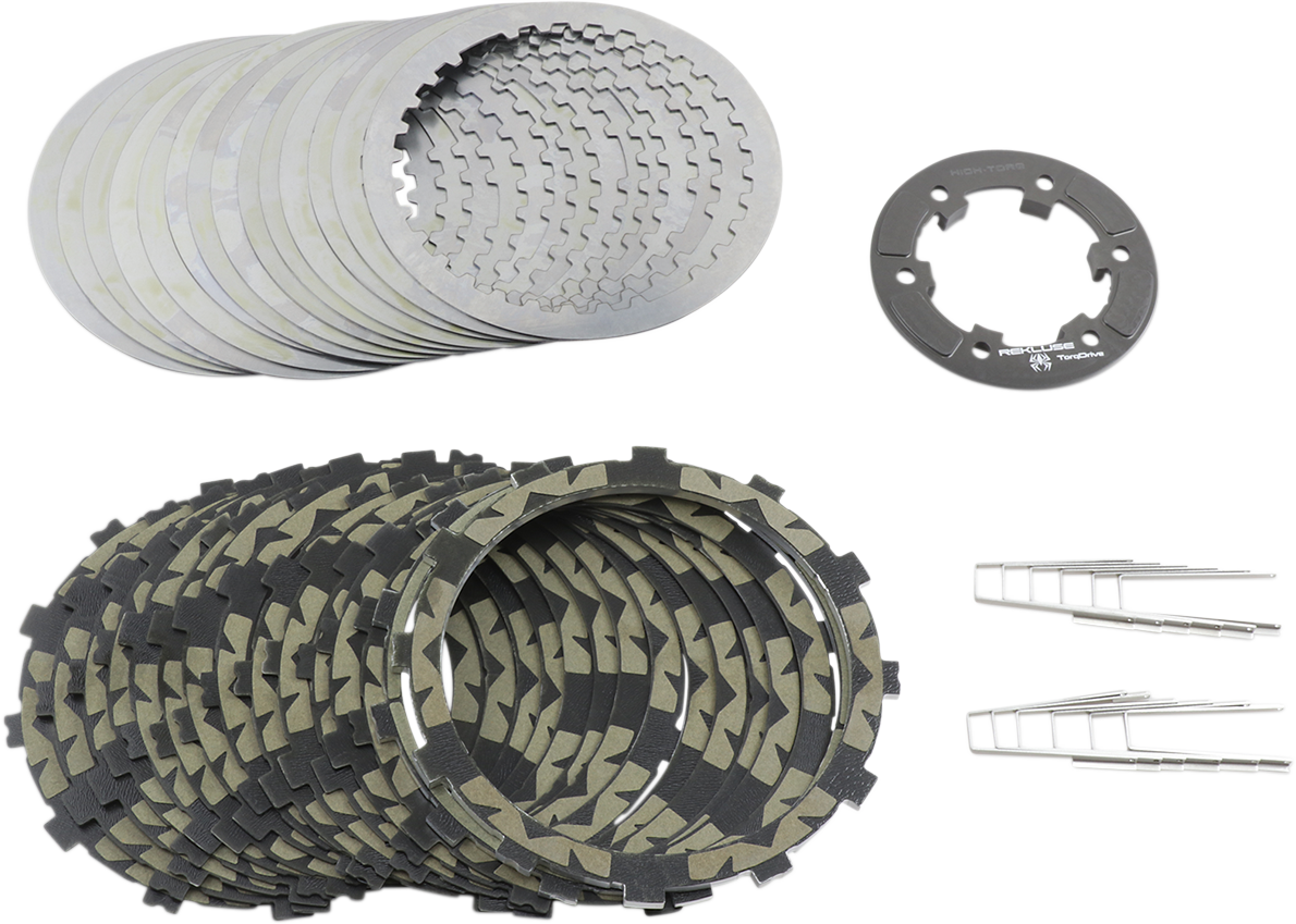 Rekluse TorqDrive Motorcycle Clutch Kit 1998-2017 Harley Dyna Touring Softail