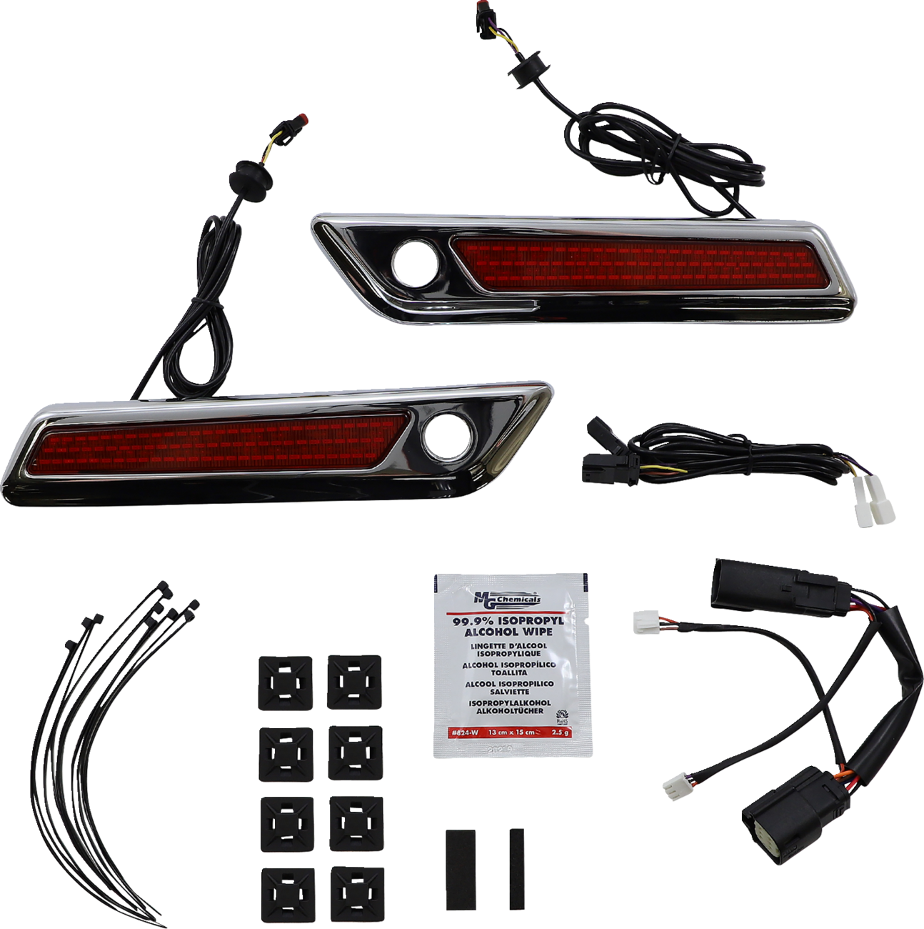 Custom Dynamics LED Saddlebag Latch Lights for 2014-2024 Harley Touring Models