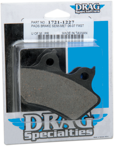 Drag Specialties Semi Metallic Rear Brake Pads 06-07 Harley Softail FXST FLSTF