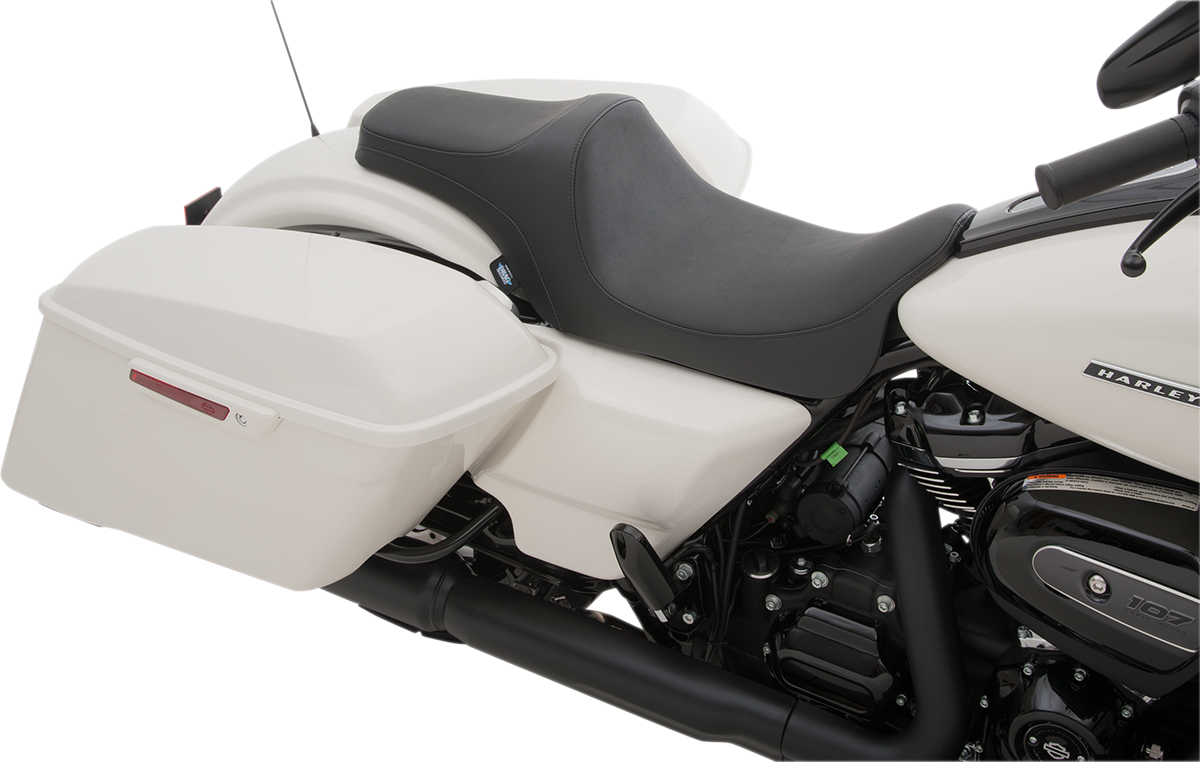 Drag Specialties Predator III Smooth Seat for 2008-2024 Harley Touring FLHR FLHX