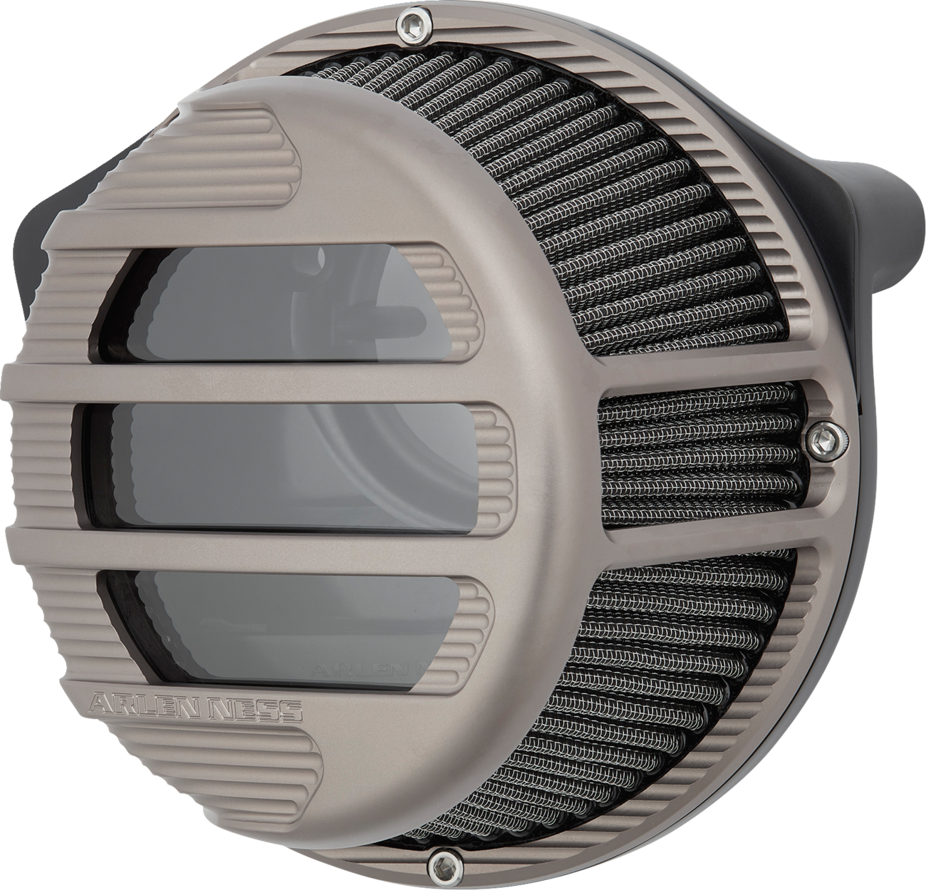 Arlen Ness Silver Sidekick Air Cleaner Kit for 2023-24 Harley Road Street Glide