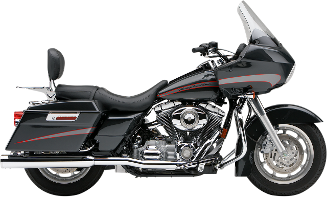 Cobra Steel Chrome True Duals Header Pipes for 2007-08 Harley Davidson Touring