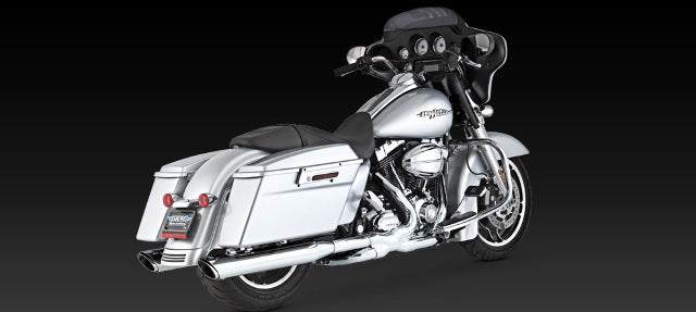 Vance & Hines Twin Slash Slip-On Mufflers fits 1995-2021 Harley Touring 16763