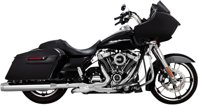 Vance & Hines Chrome Torquer 450 Exhaust Mufflers for 2017-2024 Harley Touring