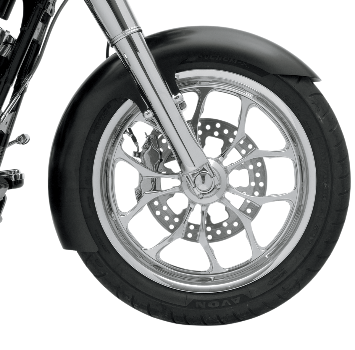 Klock Werks Slicer 19" Motorcycle Front Fender 2006-2022 Harley Dyna Softail