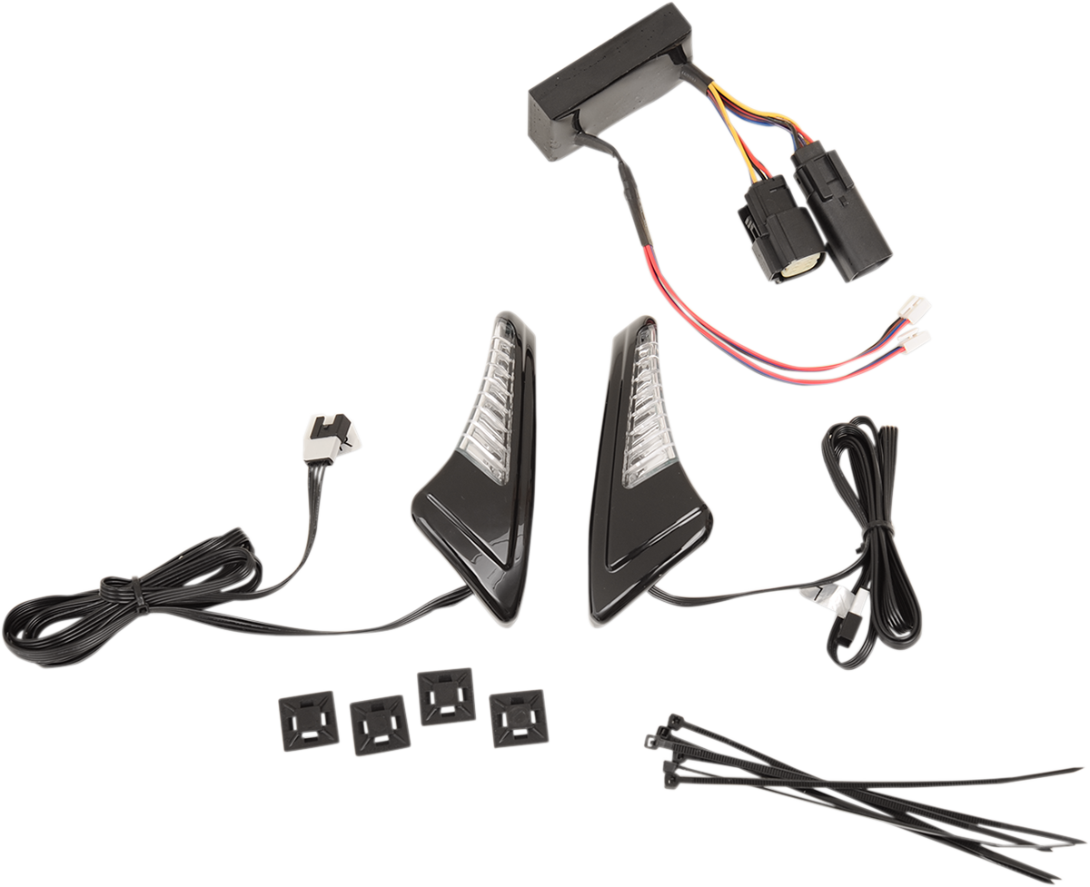 Ciro Snake Eyes Led Tour Pak Light Kit 2014-2024 Harley Touring FLHTK FLTRU