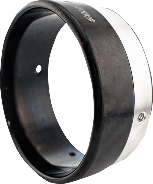 Khrome Werks 4.5" Carbon Fiber Exhaust Muffler End Cap Tip for Harley Davidson