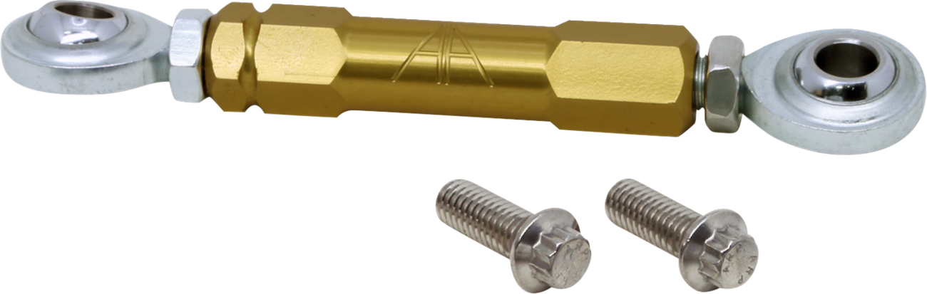 Alloy Art Gold Adjustable Engine Stabilizer Link for 2009-2024 Harley Touring