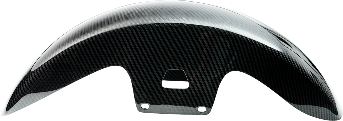 Slyfox Carbon Fiber Gloss Mid Front Fender for 2014-2025 Harley Touring Softail