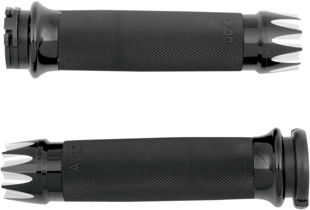 Avon Excalibur 1" Handlebar Hand Grips 1980-2022 Harley Dyna Touring Softail XL