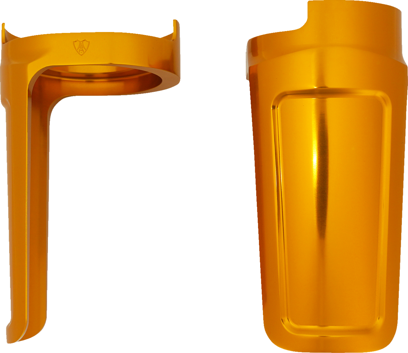 Arlen Ness Method Gold Fork Guards for 2014-2024 Harley Touring Bagger 120-020