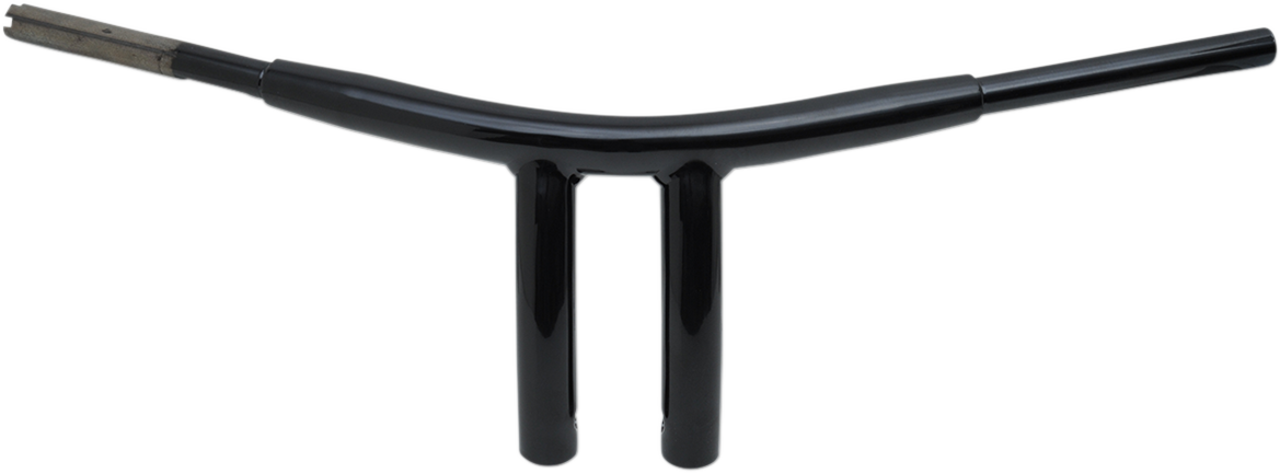 Drag Specialties 8" Gloss Black Radius T-Bar Handlebars for Harley Davidson