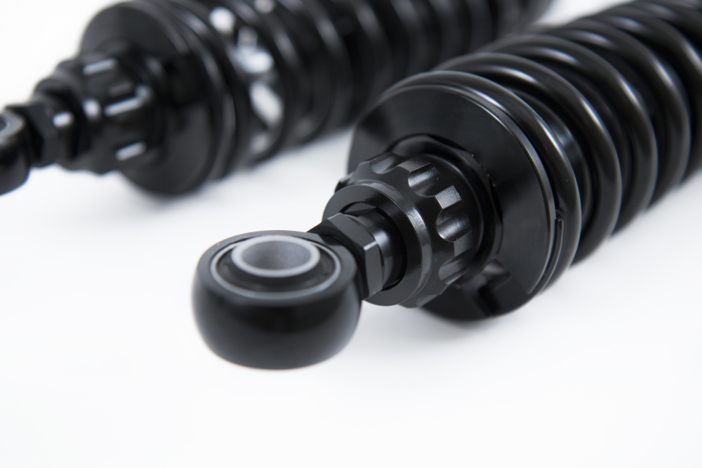 Ohlins HD 762 Twin 12" STX36D Blackline Rear Shocks for 1991-17 Harley Dyna FXD