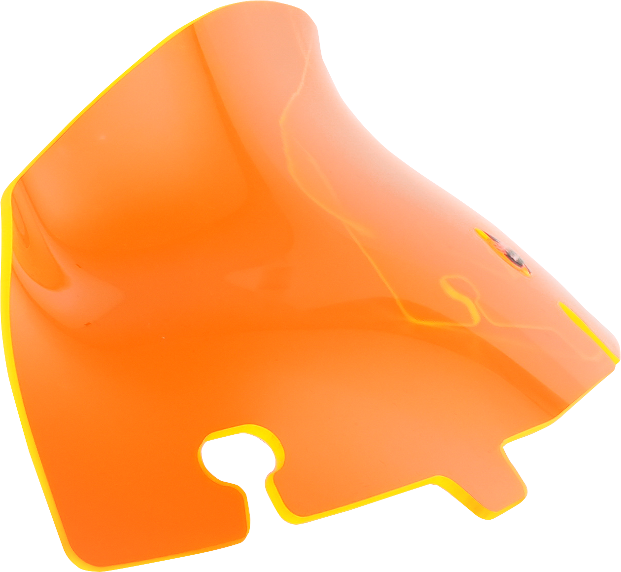 Klock Werks Flare 6.5" Orange Fairing Windshield 2014-2023 Harley Touring Models