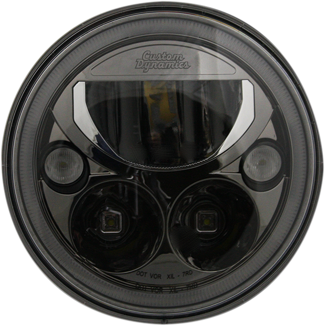 Custom Dynamics TruBeam 7" H4 LED Headlight for 1981-2025 Harley Touring Softail
