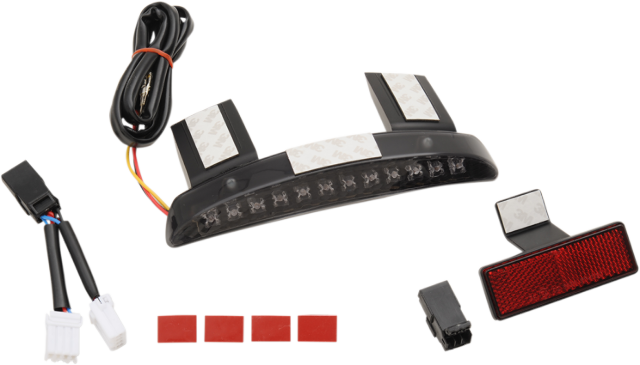 Drag Specialties Smoked LED Half-Moon Tail Light fits 2014-2022 Harley Sportster