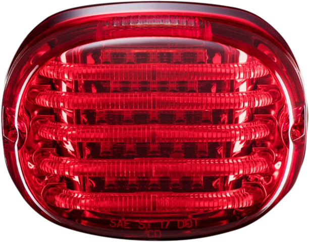 Custom Dynamics Probeam Red LED Squareback Taillight for 1988-24 Harley Davidson