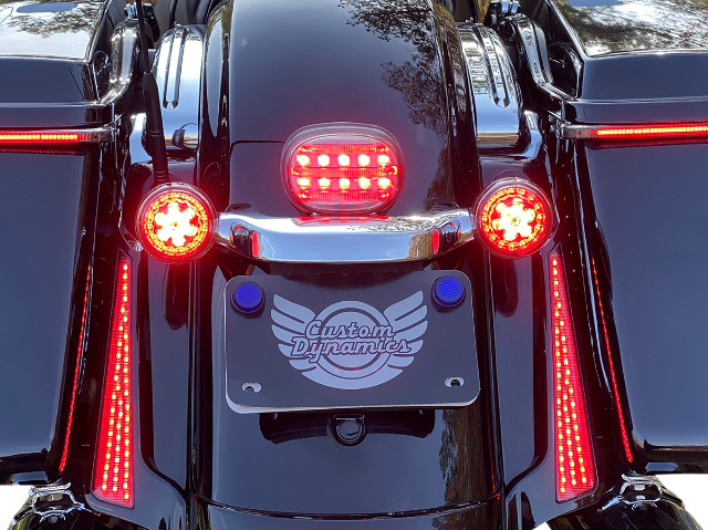 Custom Dynamics Mini Probeam LED Smoke Lens Brake Taillight 2014-2022 Harley