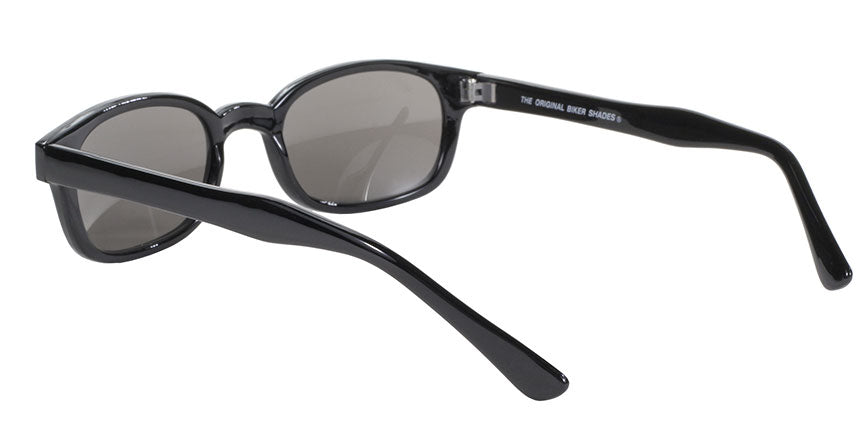 KD's Original 1 Pair Black Frame Silver Mirror Lens Biker Sunglasses 20110