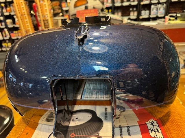 2013 Harley Davidson Ultra Limited Big Blue Pearl & Vivid Black Gas Fuel Tank