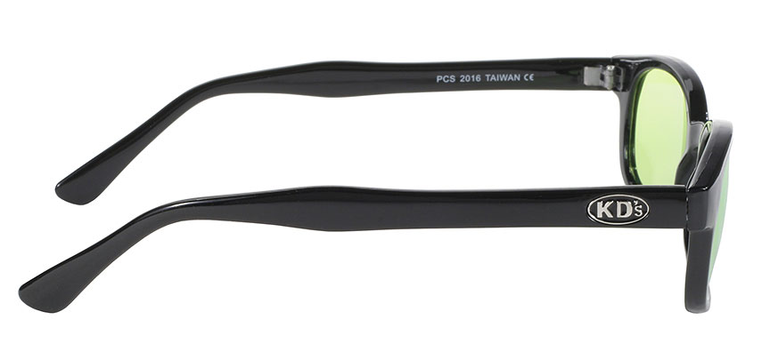 KD's 1 Pair Light Green Motorcycle Old School Biker Sunglasses 2016