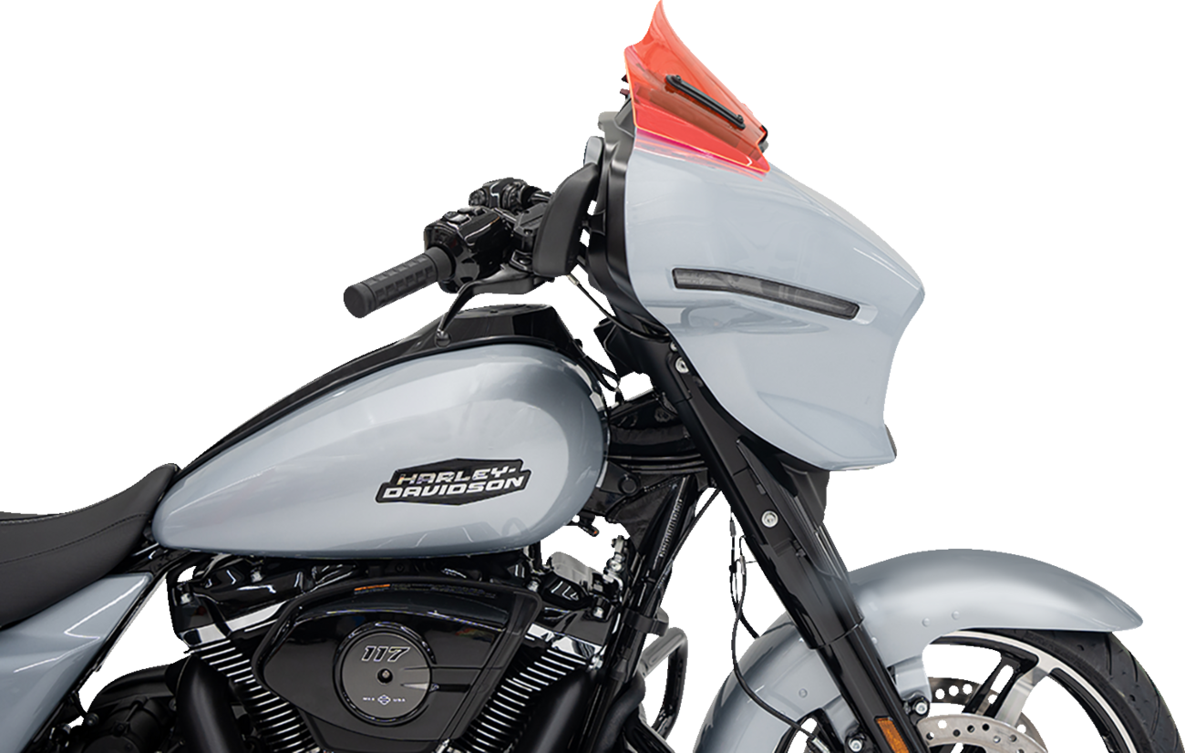 Klock Werks Kolor Flare 8" Pink Ice Windshield for 2023-25 Harley Street Glide