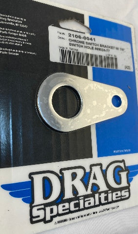 Drag Specialties 7/8" Chrome Ignition Switch Mount for Harley Davidson