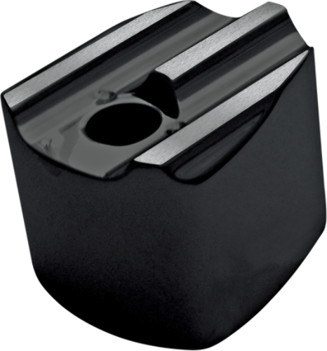 Covingtons Black Finned Ignition Switch Cover 07-13 Harley Touring Bagger FLHTK