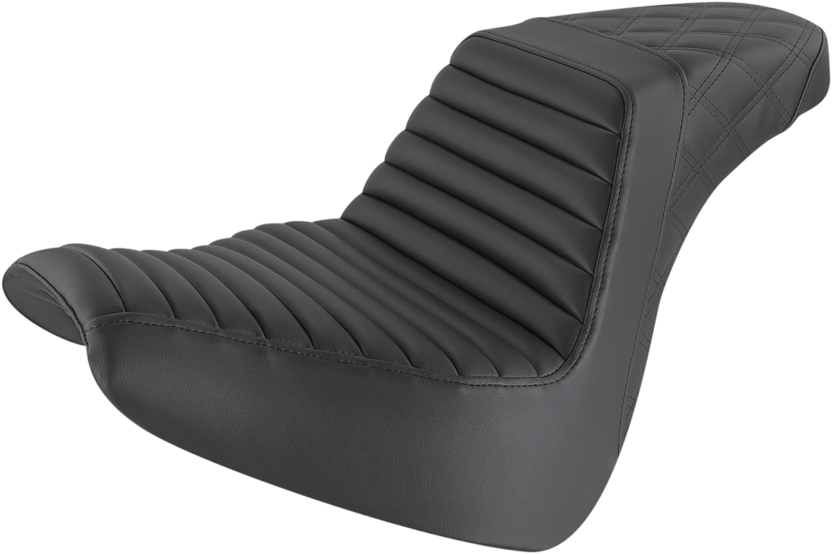 Saddlemen Step Up Tuck-n-Roll Lattice Gel Seat for 2018-2023 Harley Breakout