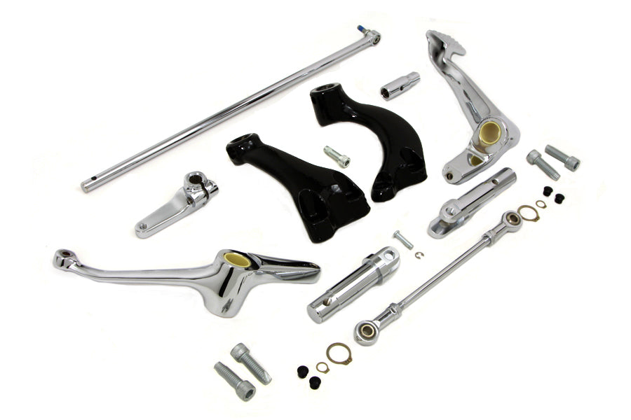 VTwin Chrome Forward Control Kit & Foot Pegs 2014-22 Harley Sportster XLN XLX XL