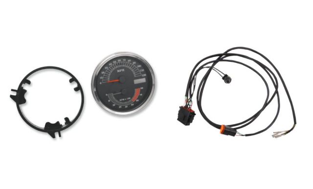 Drag Specialties MPH Speedo Speedometer Tach & Harness for 96-03 Harley Touring