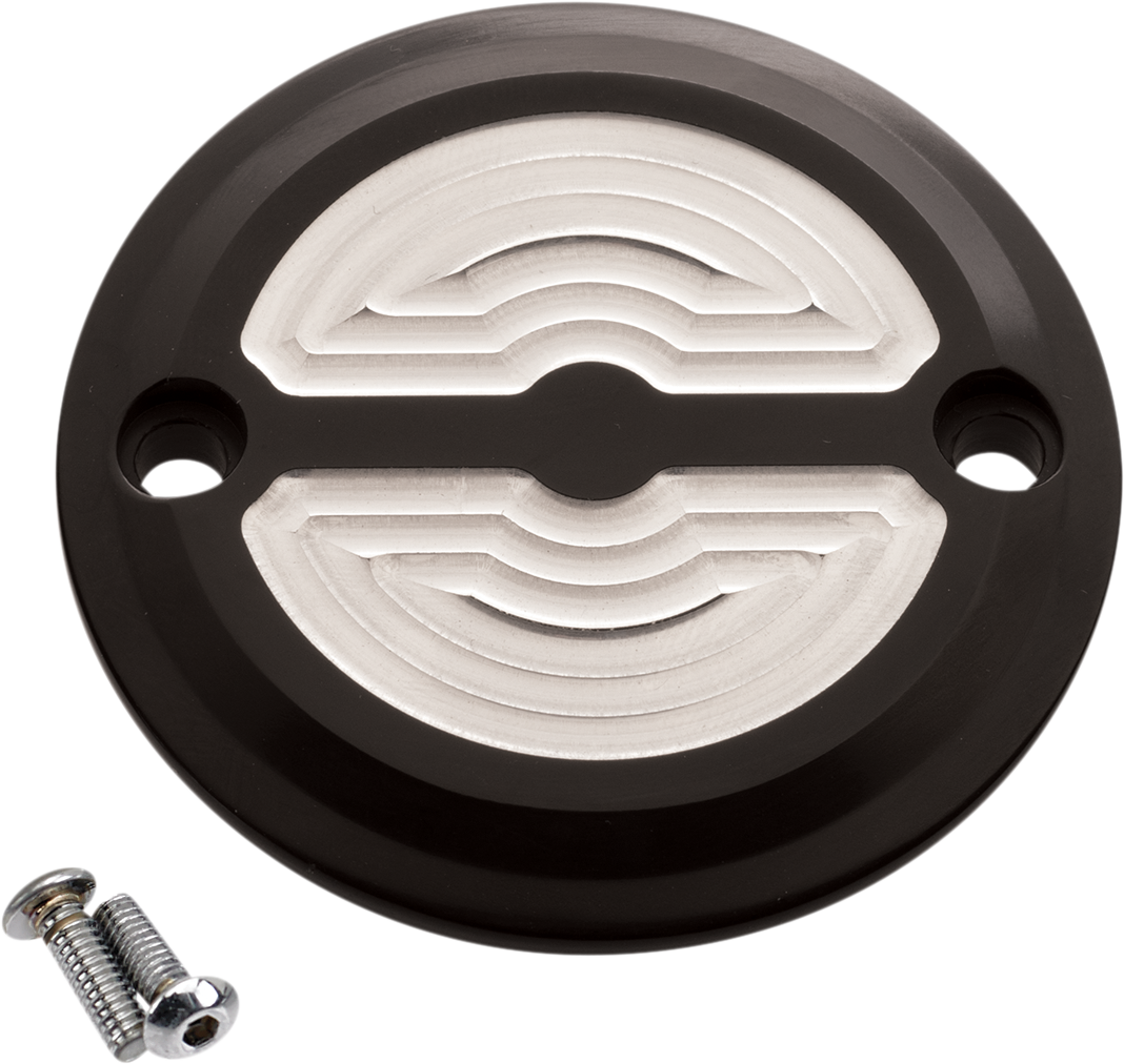 Joker Machine Black M8 Timing Points Cover fits 2017-2021 Harley Touring Bagger