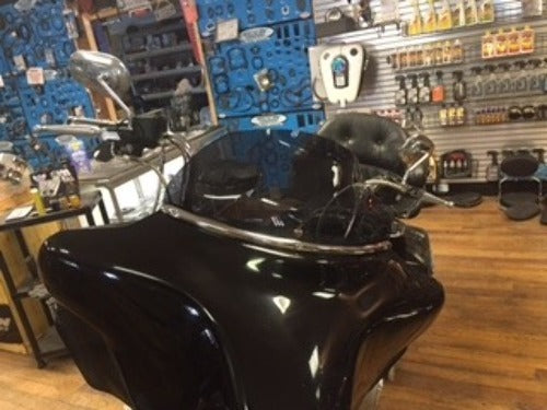 Klock Werks Dark Smoke 8.5" Flare Windshield for 1996-2013 Harley Touring Models