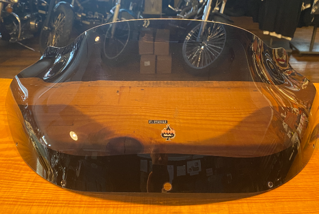 Klock Werks Dark Smoke 9" Flare Fairing Windshield for 1984-1992 Harley FXRP