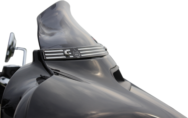 Klock Werks 4" Super Low Dark Smoke Fairing Windshield 2014-2023 Harley Touring