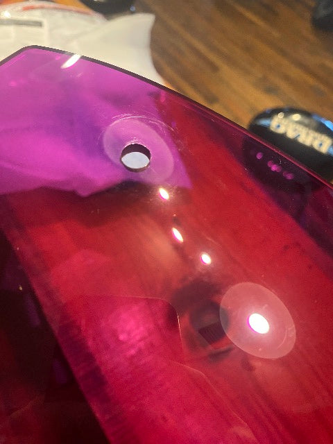 Klock Werks Kolor Flare 10" Purple Windshield fits 2023-2025 Harley Road Glide