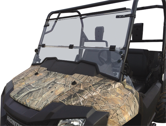 Moose UTV Full Folding Clear Windshield for 14-19 Honda Pioneer 700 700-4
