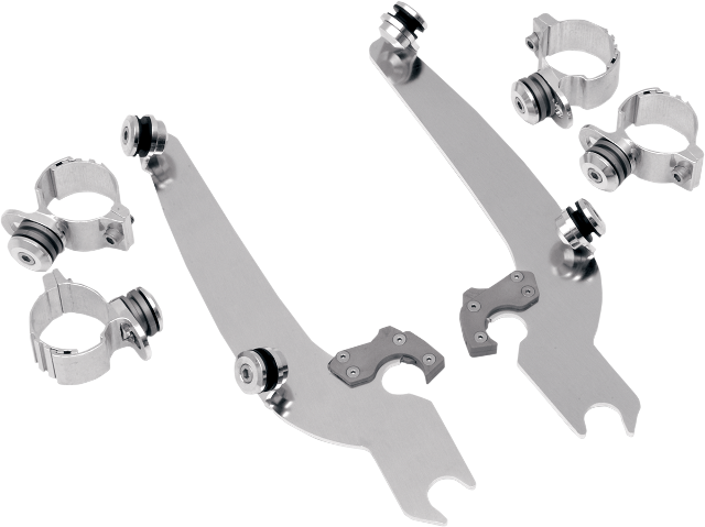 Memphis Shades Trigger Lock Windshield Mounting Kit 73-19 Harley DYNA XL FX FXR
