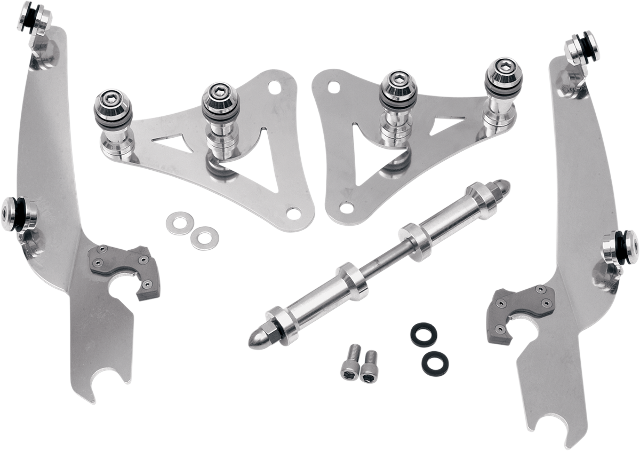 Memphis Shades Windshield Trigger Lock Fairing Mount Kit 88-06 Harley Springer
