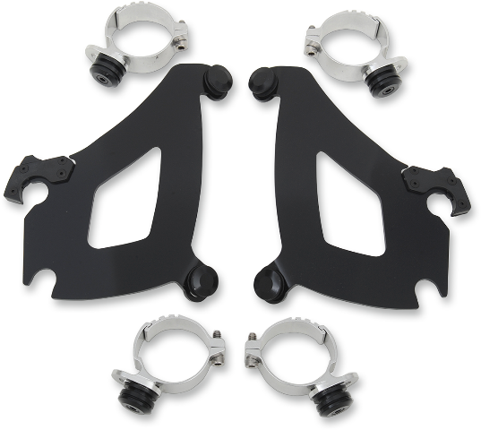 Memphis Shades Bullet Fairing & Black Mount Kit for 13-17 Harley Breakout