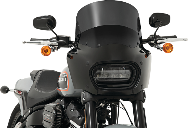Memphis Shades Road Warrior Fairing & Black Mount Kit 2018-2023 Harley Fat Bob