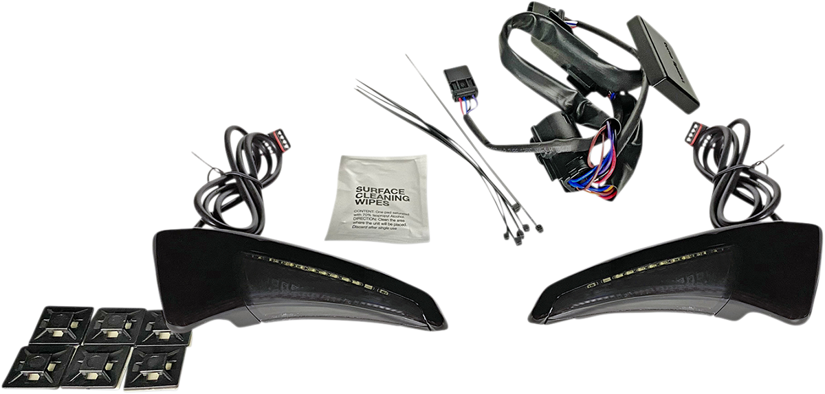 Custom Dynamics Backrest Smoke LED Lights 2014-2024 Harley Touring FLHTK FLTRU