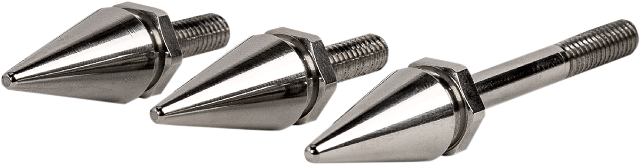 Pro Pad Polished Spike Windshield Mounting Bolts for 2014-20 Harley Touring FLHX