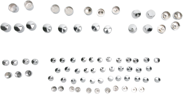 Drag Specialties Chrome Standard Bolt Cover Kit 06-17 Harley Dyna FXD FXDL FXDC