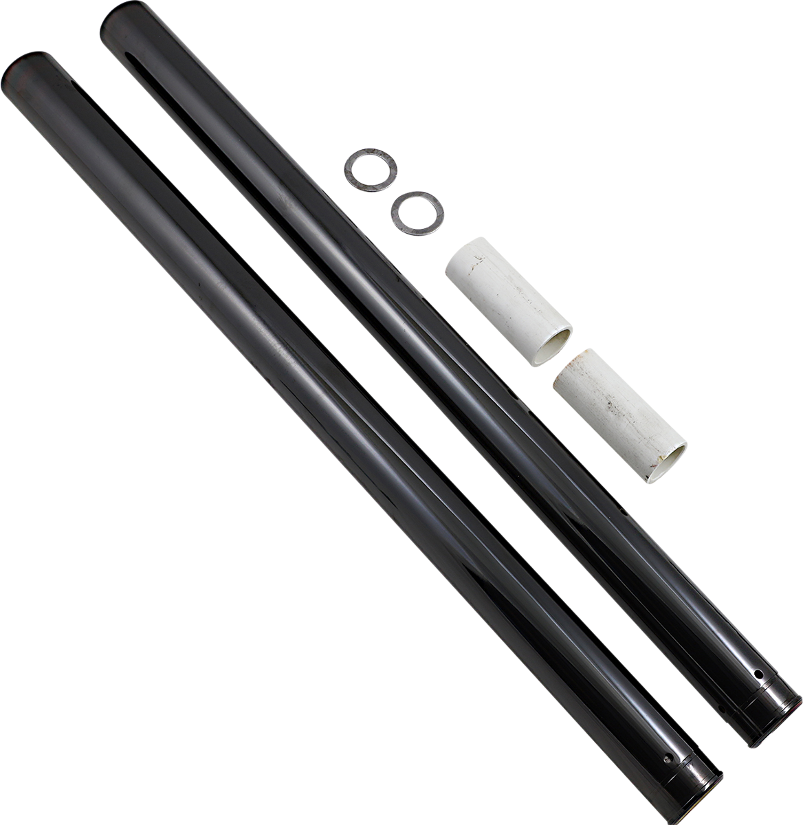 Custom Cycle Black Diamond 29.50" Front Fork Tubes 2006-2017 Harley Dyna FXDF